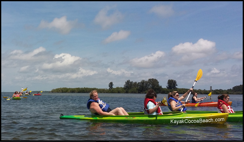 Students on Spring Break Kayaking Adventure