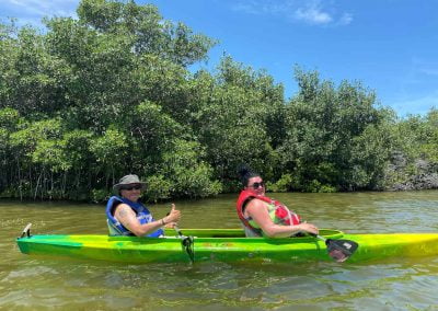 Kayak Tour Group Heading for the Mangrove Tunnels