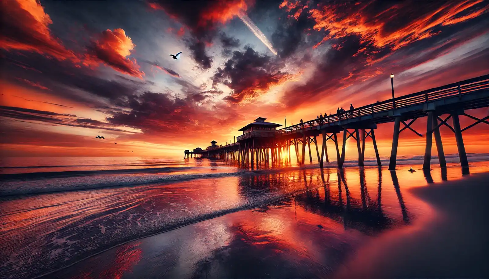 The Cocoa Beach Pier at Sunrise